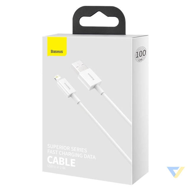 Baseus Superior Series Cable USB to Lightning 2.4A 1m (white) USB to Lightning