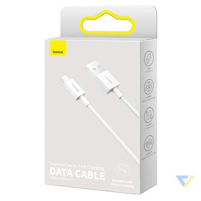 Baseus Superior Series Cable USB to micro USB 2A 1m (white) USB to Micro USB