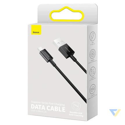 Baseus Superior Series Cable USB to micro USB 2A 2m (black) USB to Micro USB