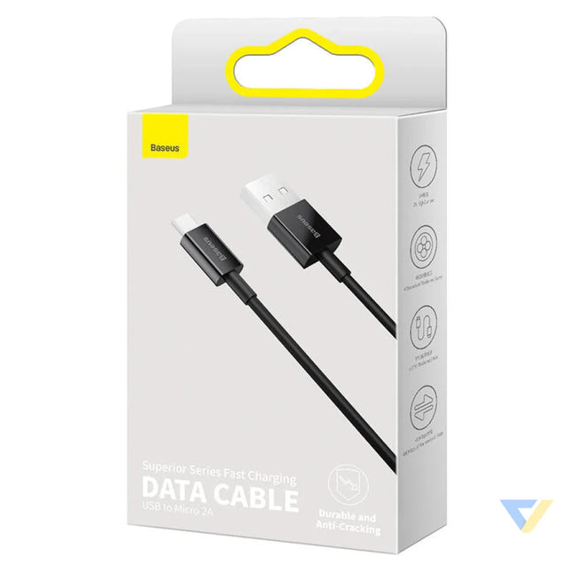 Baseus Superior Series Cable USB to micro USB 2A 2m (black) USB to Micro USB
