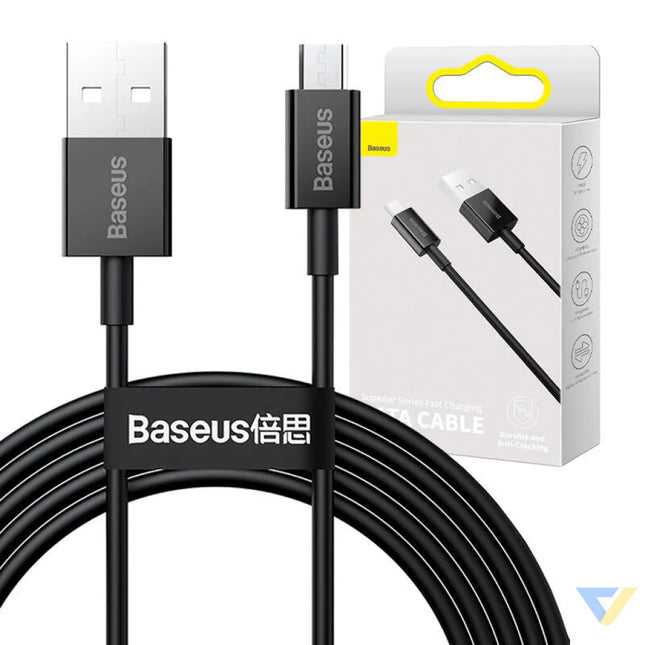 Baseus Superior Series Cable USB to micro USB 2A 2m (black) USB to Micro USB