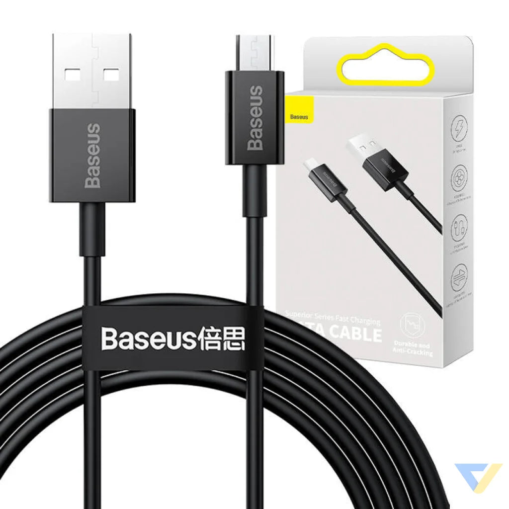 Baseus Superior Series Cable USB to micro USB 2A 2m (black) USB to Micro USB