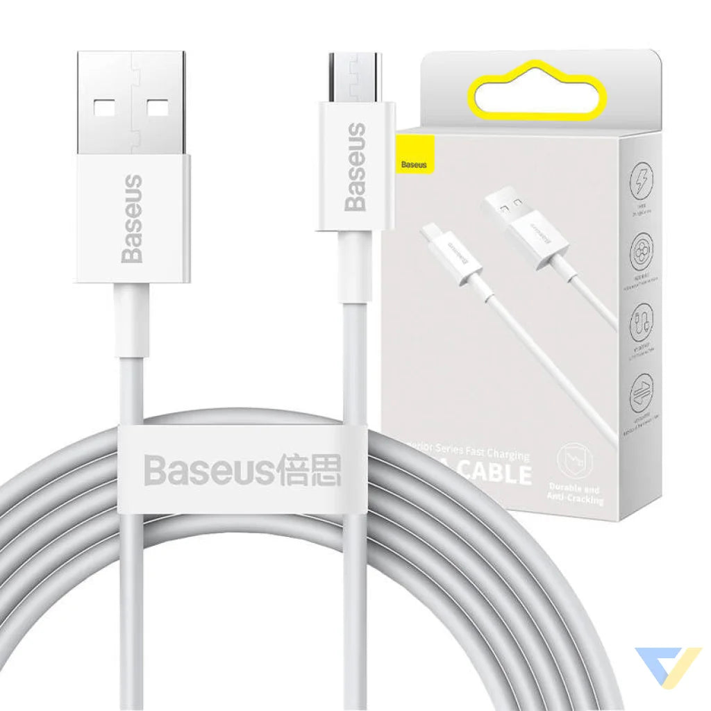 Baseus Superior Series Cable USB to micro USB 2A 2m (white) USB to Micro USB