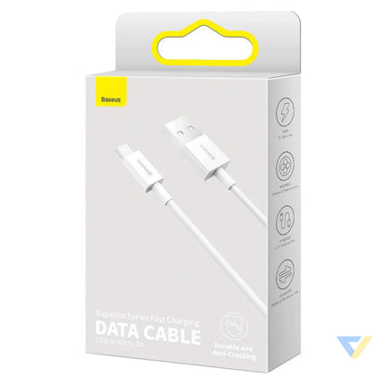 Baseus Superior Series Cable USB to micro USB 2A 2m (white) USB to Micro USB