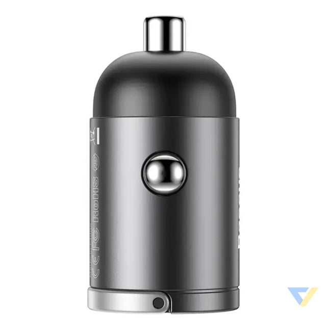 Baseus Tiny Star Mini Quick Charge Car Charger USB Port 30W Grey Car chargers