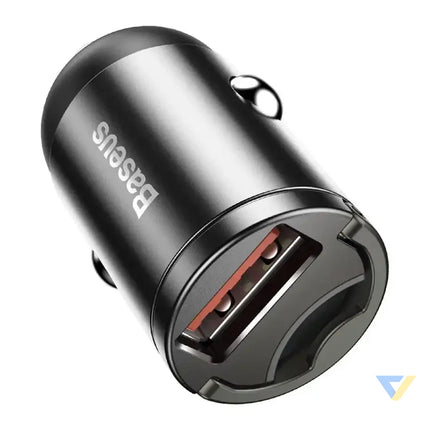 Baseus Tiny Star Mini Quick Charge Car Charger USB Port 30W Grey Car chargers
