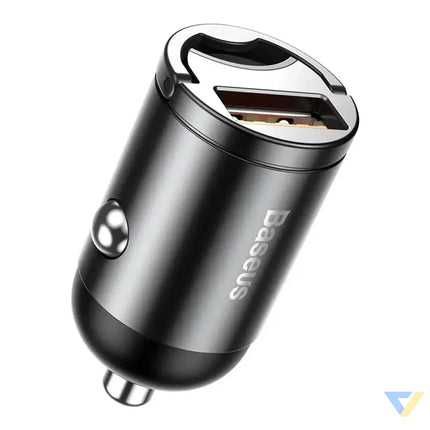 Baseus Tiny Star Mini Quick Charge Car Charger USB Port 30W Grey Car chargers