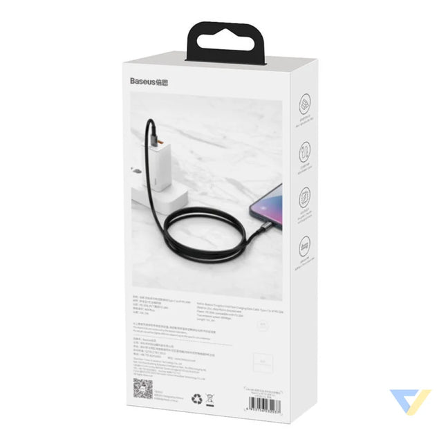 Baseus Tungsten Gold Cable Type C to Type C 100W 1m (black) USB C to USB C