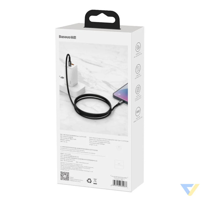 Baseus Tungsten Gold Cable Type C to Type C 100W 1m (black) USB C to USB C