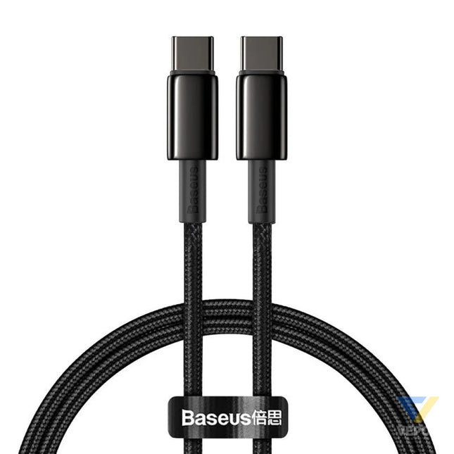 Baseus Tungsten Gold Cable Type C to Type C 100W 2m (black) USB C to USB C