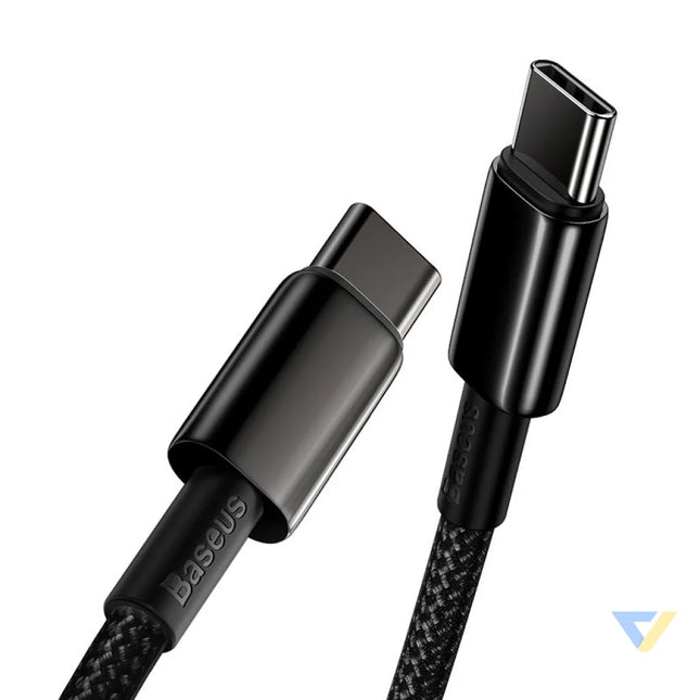 Baseus Tungsten Gold Cable Type C to Type C 100W 2m (black) USB C to USB C