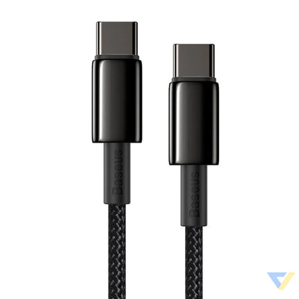 Baseus Tungsten Gold Cable Type C to Type C 100W 2m (black) USB C to USB C
