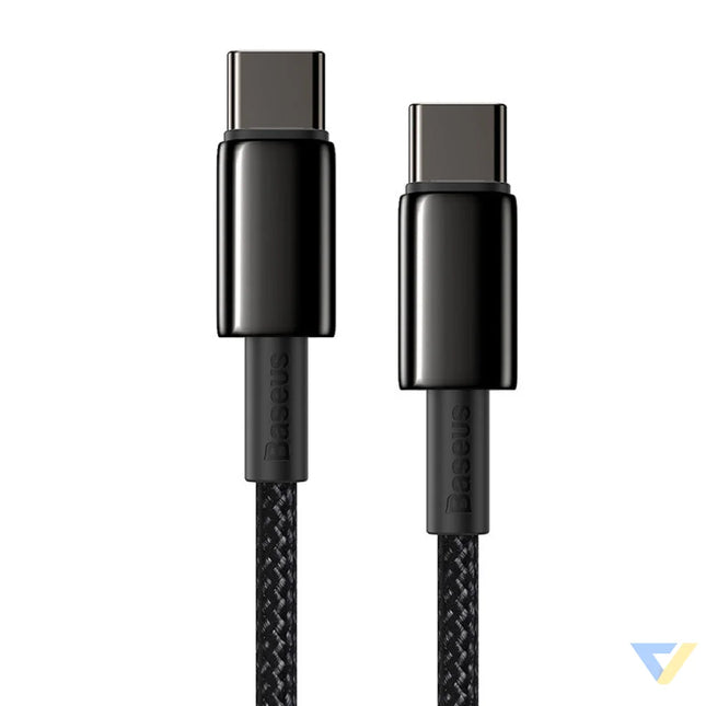 Baseus Tungsten Gold Cable Type C to Type C 100W 2m (black) USB C to USB C