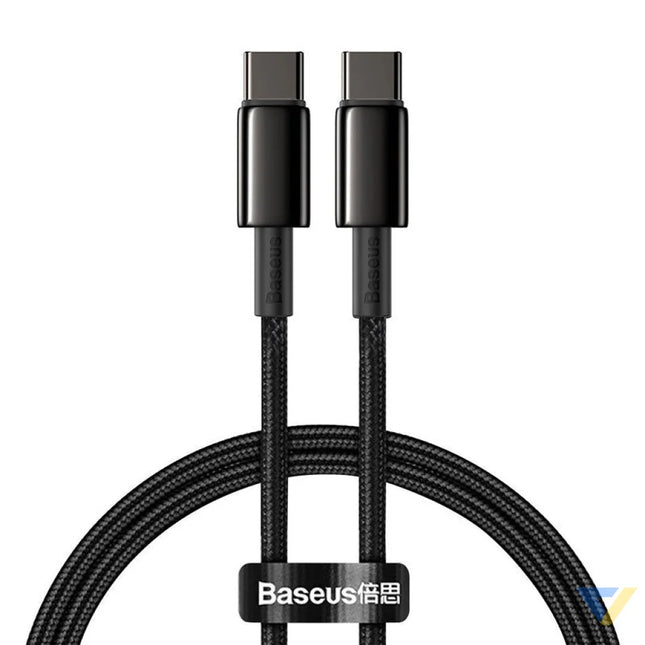 Baseus Tungsten Gold Cable Type C to Type C 100W 2m (black) USB C to USB C