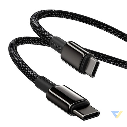 Baseus Tungsten Gold Cable Type C to Type C 100W 2m (black) USB C to USB C