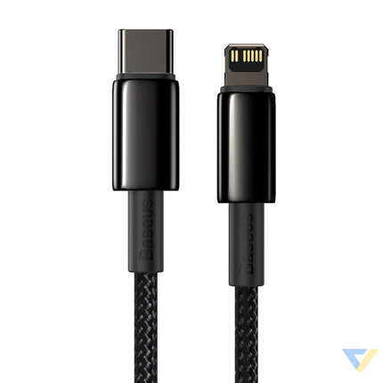 Baseus Tungsten Gold Cable Type C to iP PD 20W 1m (black) USB C to Lightning