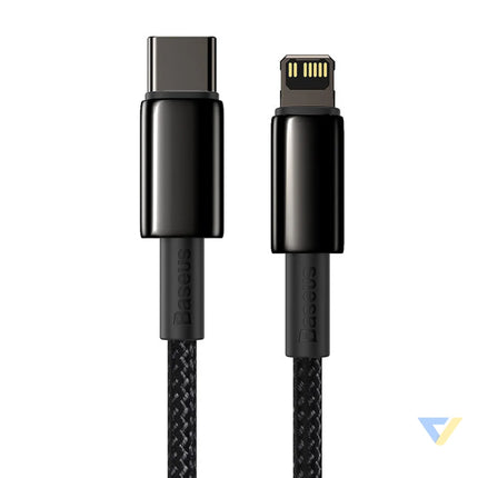 Baseus Tungsten Gold Cable Type C to iP PD 20W 1m (black) USB C to Lightning