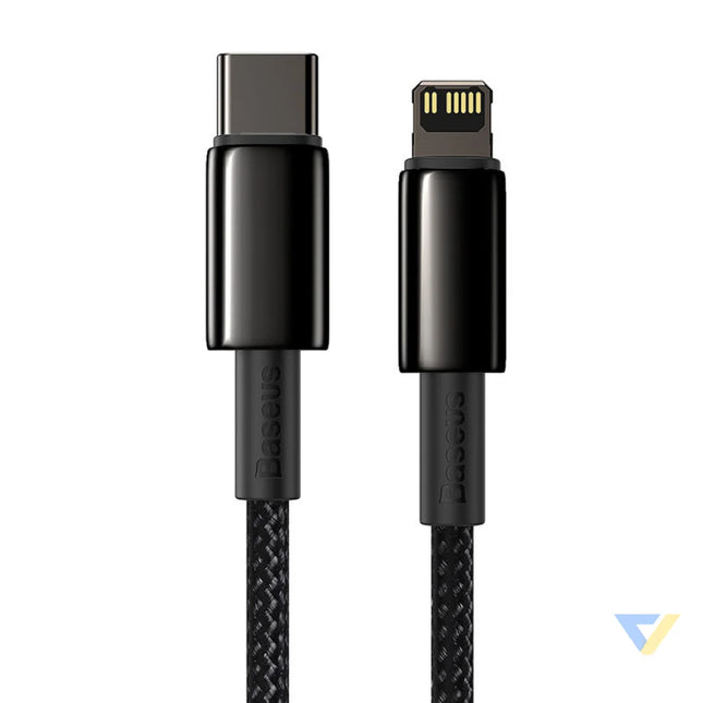 Baseus Tungsten Gold Cable Type C to iP PD 20W 1m (black) USB C to Lightning
