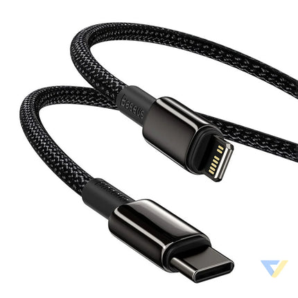 Baseus Tungsten Gold Cable Type C to iP PD 20W 1m (black) USB C to Lightning