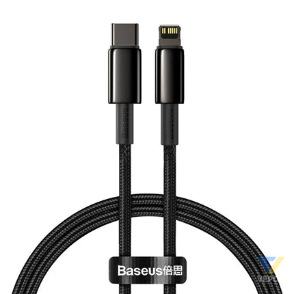 Baseus Tungsten Gold Cable Type C to iP PD 20W 1m (black) USB C to Lightning