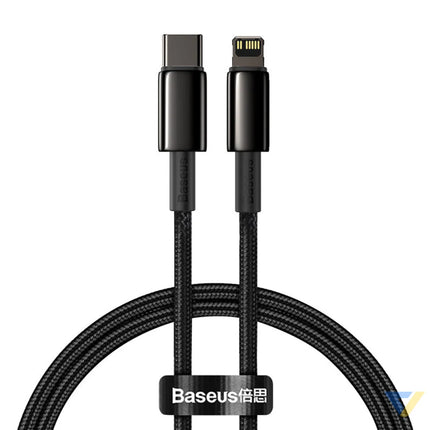 Baseus Tungsten Gold Cable Type C to iP PD 20W 1m (black) USB C to Lightning