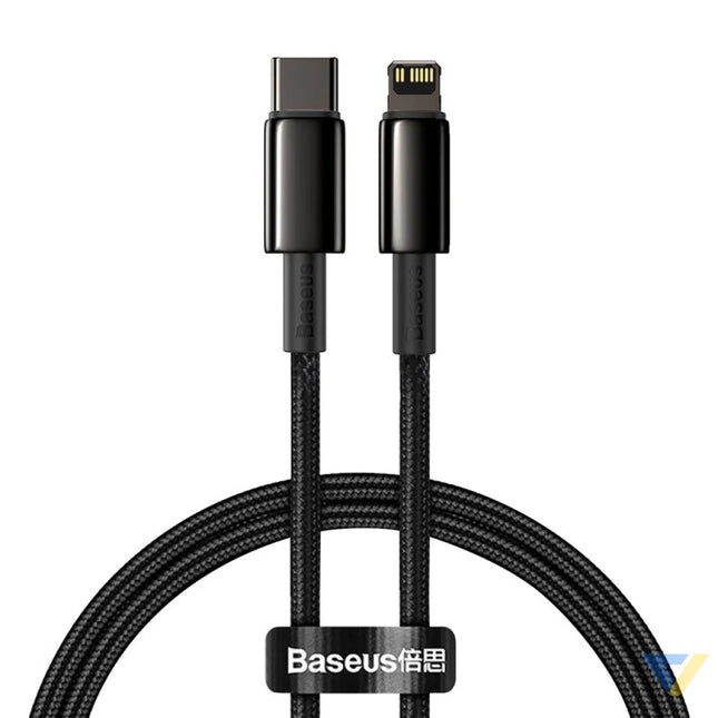 Baseus Tungsten Gold Cable Type C to iP PD 20W 1m (black) USB C to Lightning