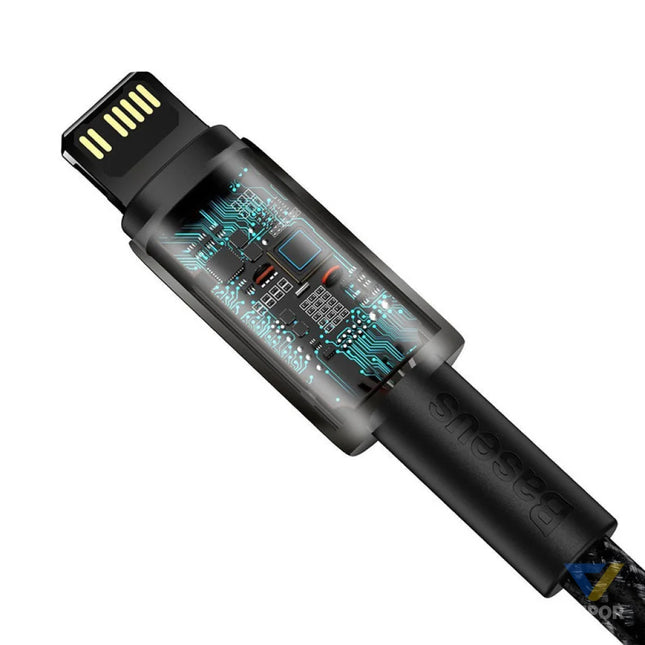 Baseus Tungsten Gold Cable Type C to iP PD 20W 2m (black) USB C to Lightning