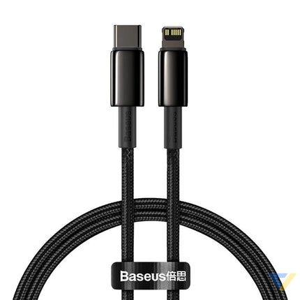 Baseus Tungsten Gold Cable Type C to iP PD 20W 2m (black) USB C to Lightning