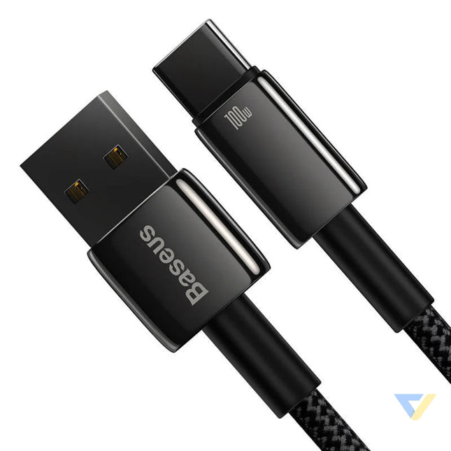 Baseus Tungsten Gold Cable USB to USB C 100W 2m (black) USB cables