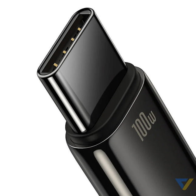 Baseus Tungsten Gold Cable USB to USB C 100W 2m (black) USB cables