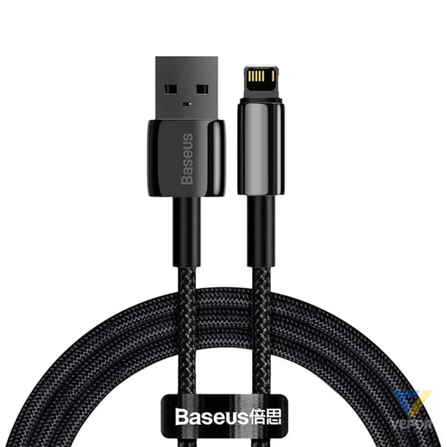 Baseus Tungsten Gold Cable USB to iP 2.4A 1m (black) USB to Lightning