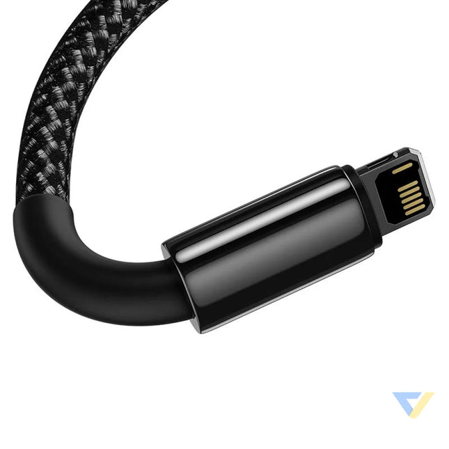 Baseus Tungsten Gold Cable USB to iP 2.4A 1m (black) USB to Lightning