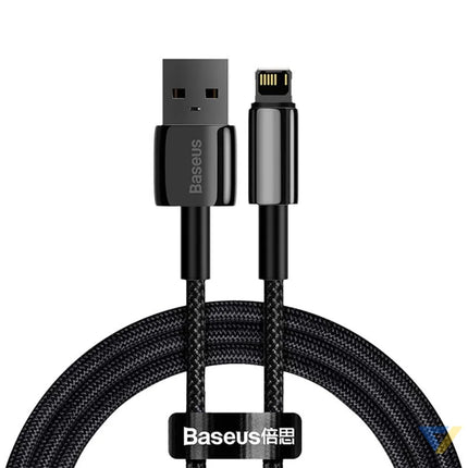 Baseus Tungsten Gold Cable USB to iP 2.4A 1m (black) USB to Lightning