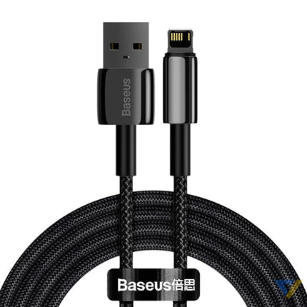 Baseus Tungsten Gold Cable USB to iP 2.4A 2m (black) USB to Lightning