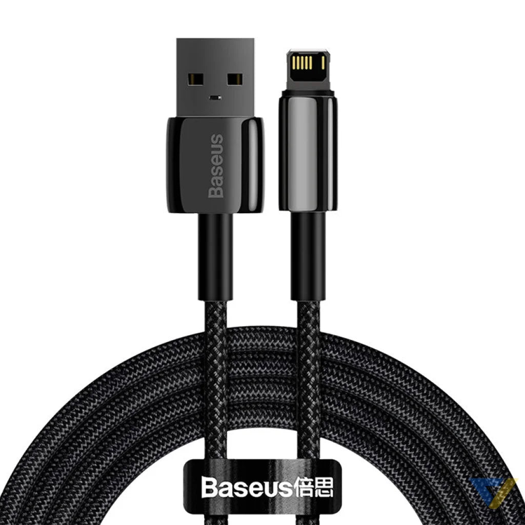 Baseus Tungsten Gold Cable USB to iP 2.4A 2m (black) USB to Lightning