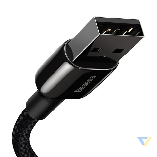 Baseus Tungsten Gold Cable USB to iP 2.4A 2m (black) USB to Lightning