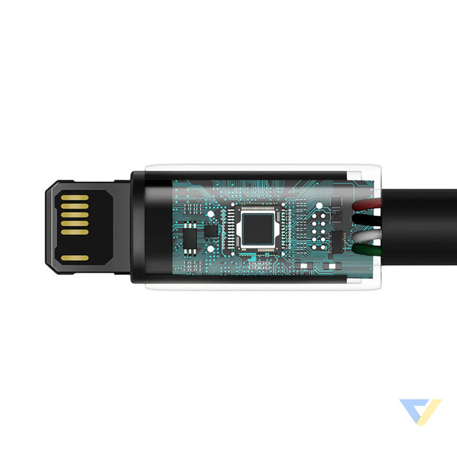 Baseus Tungsten Gold Cable USB to iP 2.4A 2m (black) USB to Lightning