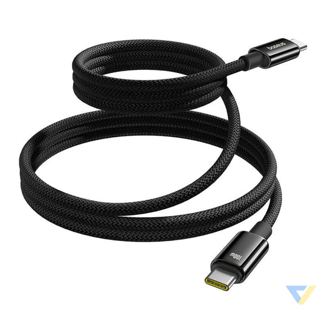 Baseus Tungsten Gold Charging Cable USB C to USB C 100W 1m (black) USB C to USB C