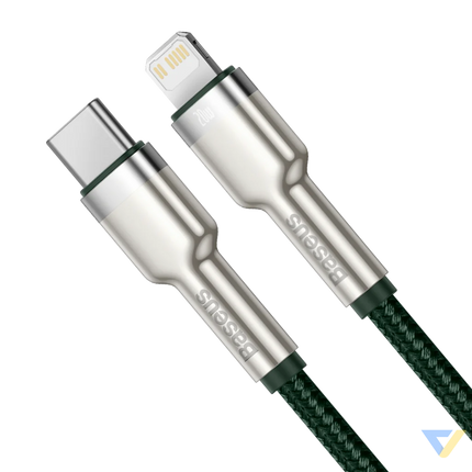 Baseus USB C cable for Lightning 2m (green) USB C to Lightning