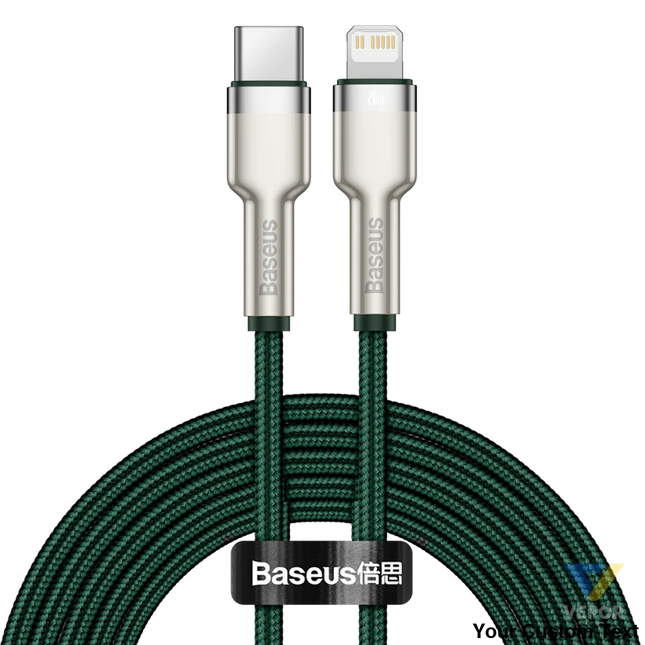 Baseus USB C cable for Lightning 2m (green) USB C to Lightning