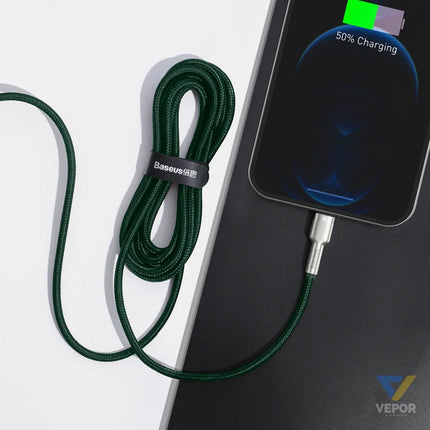 Baseus USB C cable for Lightning 2m (green) USB C to Lightning