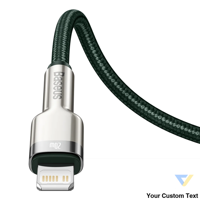 Baseus USB C cable for Lightning 2m (green) USB C to Lightning