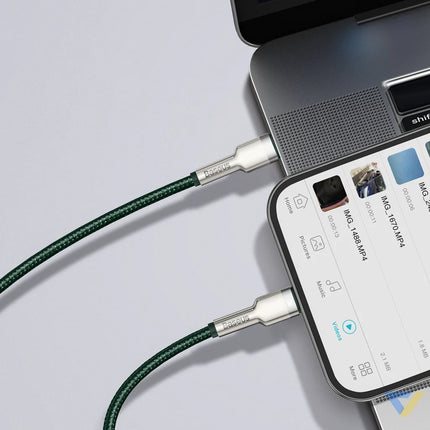 Baseus USB C cable for Lightning 2m (green) USB C to Lightning
