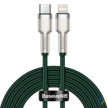Baseus USB C cable for Lightning 2m (green) USB C to Lightning
