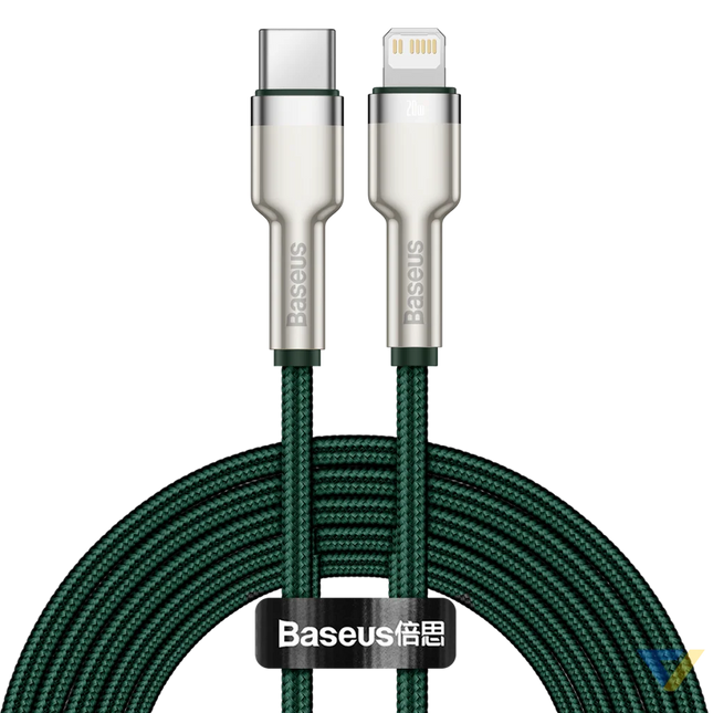 Baseus USB C cable for Lightning 2m (green) USB C to Lightning
