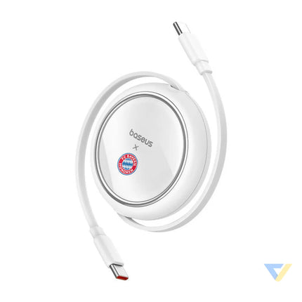 Baseus USB C to USB C 100W Charging Cable (White) Bayern Edition USB cables