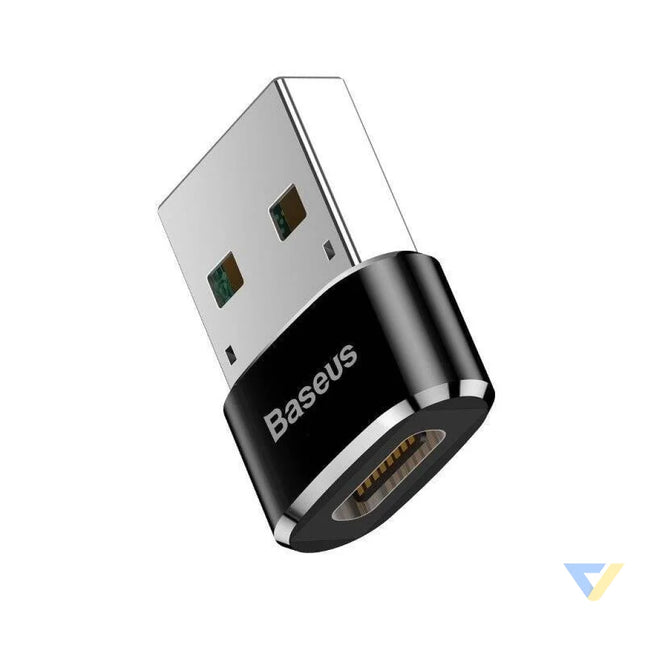 Baseus USB C to USB A adapter 3A (Black) Adapters connectors and converters