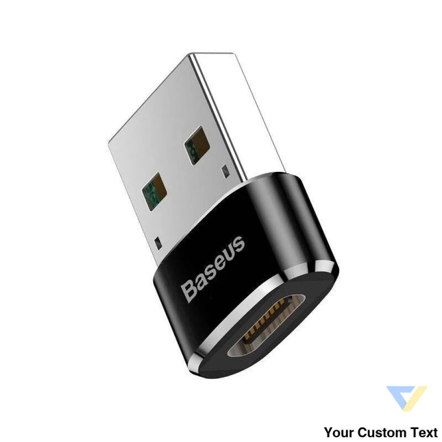 Baseus USB C to USB A adapter 3A (Black) Adapters connectors and converters