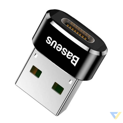 Baseus USB C to USB A adapter 3A (Black) Adapters connectors and converters