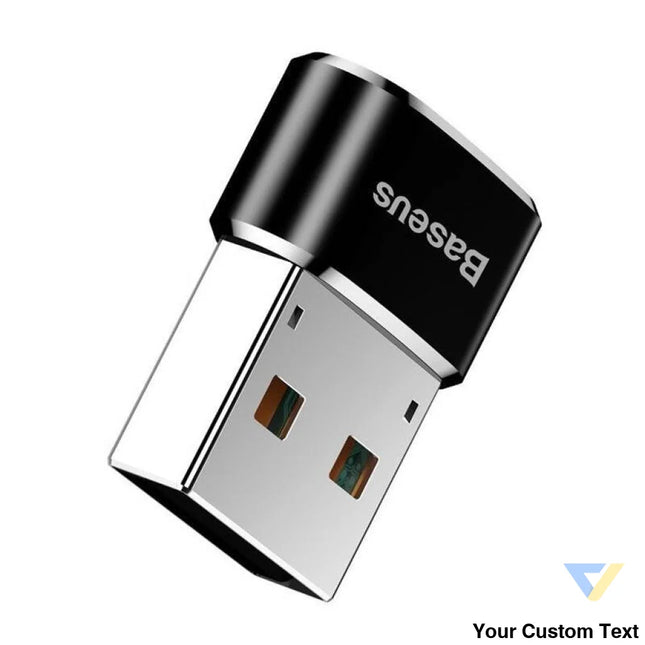 Baseus USB C to USB A adapter 3A (Black) Adapters connectors and converters